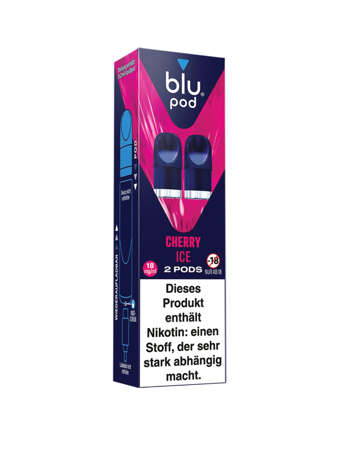 blu Pod Cherry Ice 18mg 1 Packung