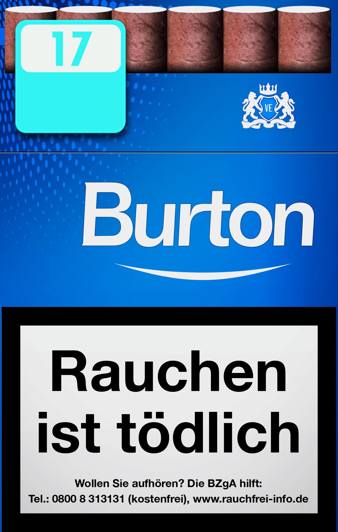 Burton Blue Filter Zigarillos L 1 Packung