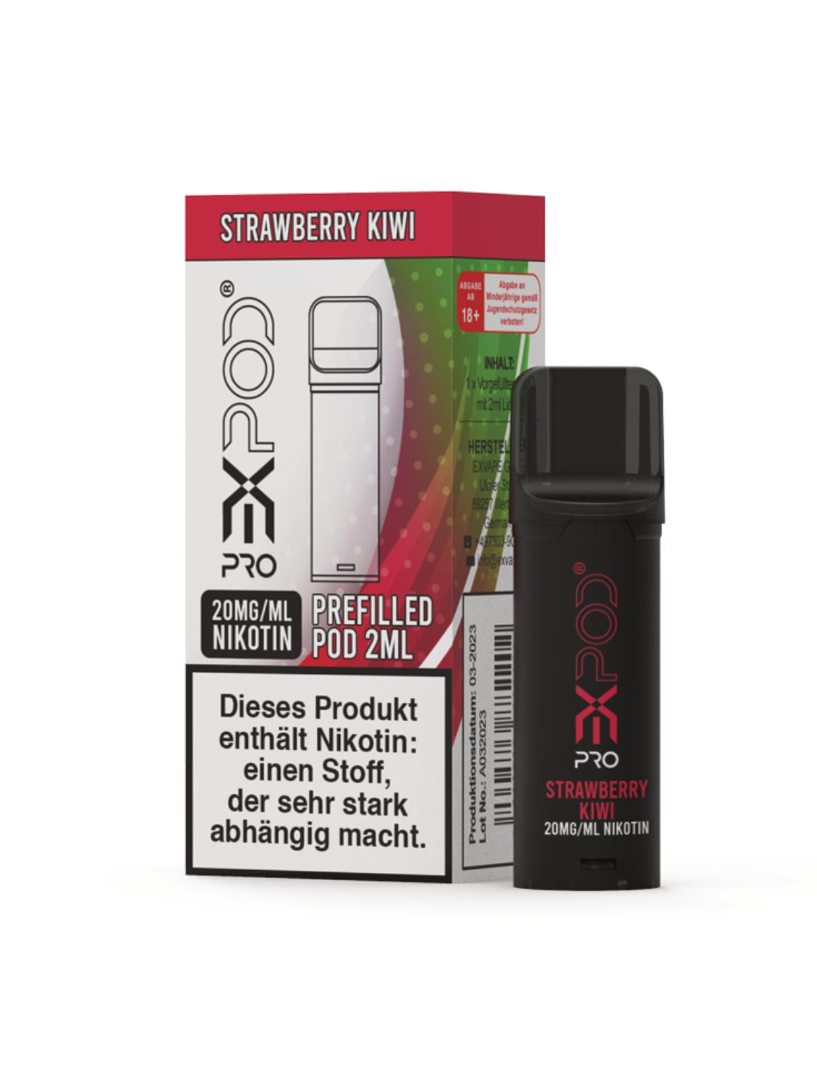 Expod Pro Pod Strawberry Kiwi 20mg/ml  1 Packung