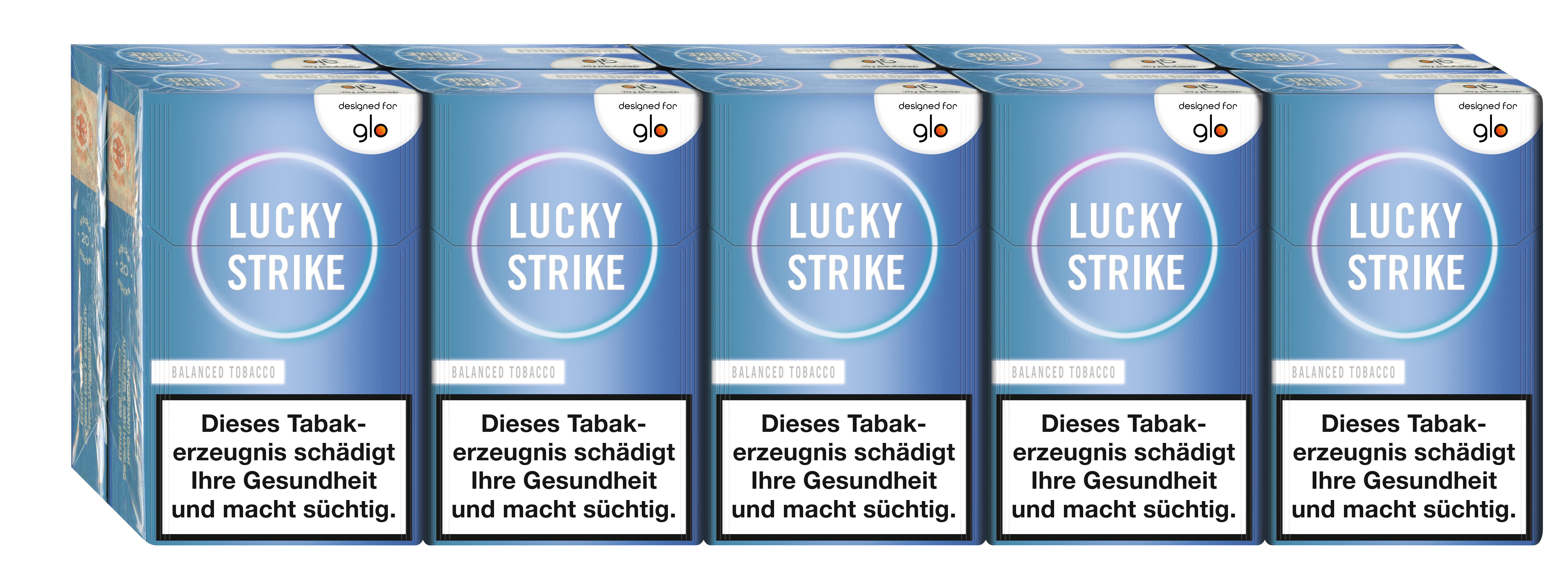 Lucky Strike for glo Balanced Tobacco 1 Stange