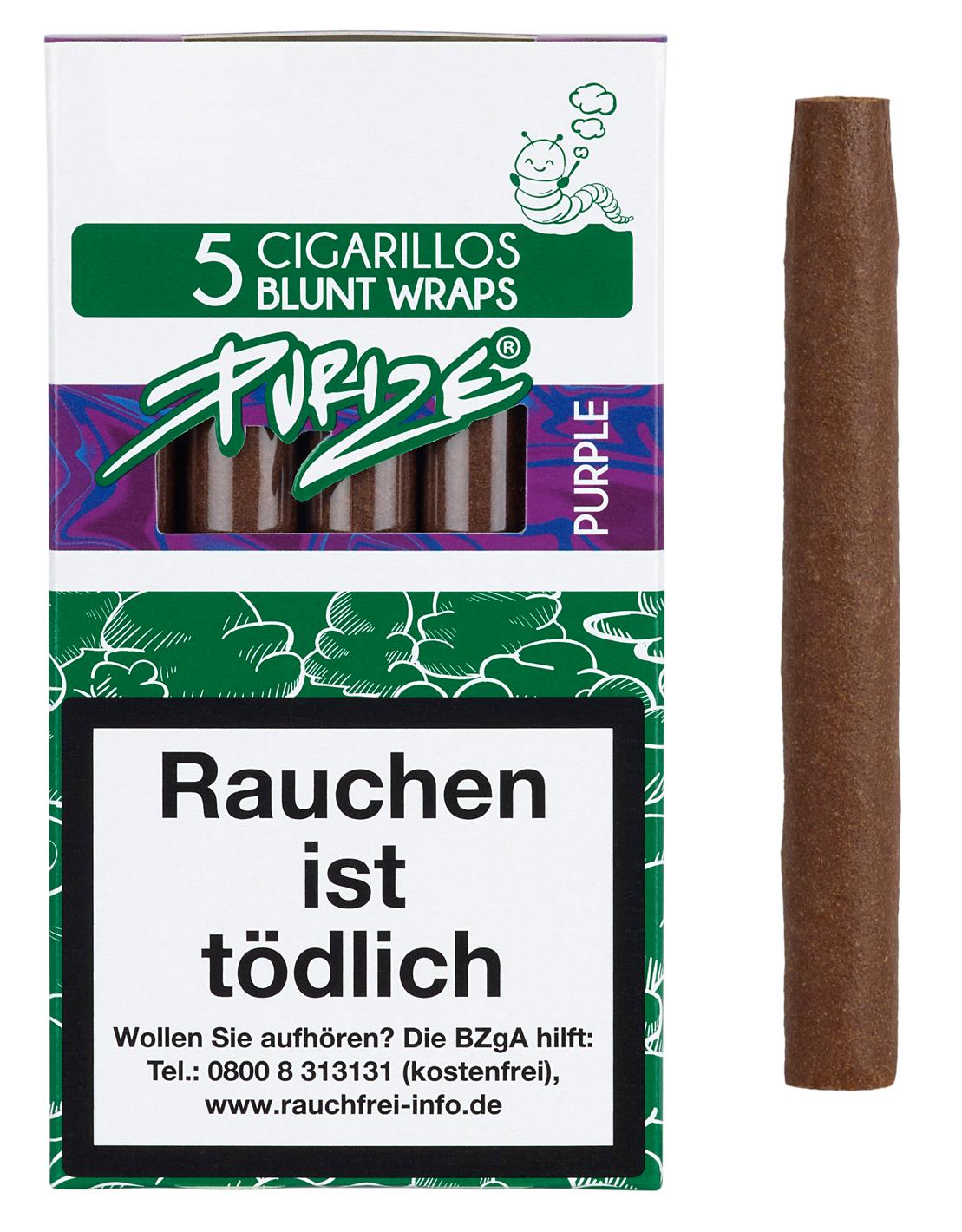 Purize Zigarillos Purple 1 Packung 5 Stück