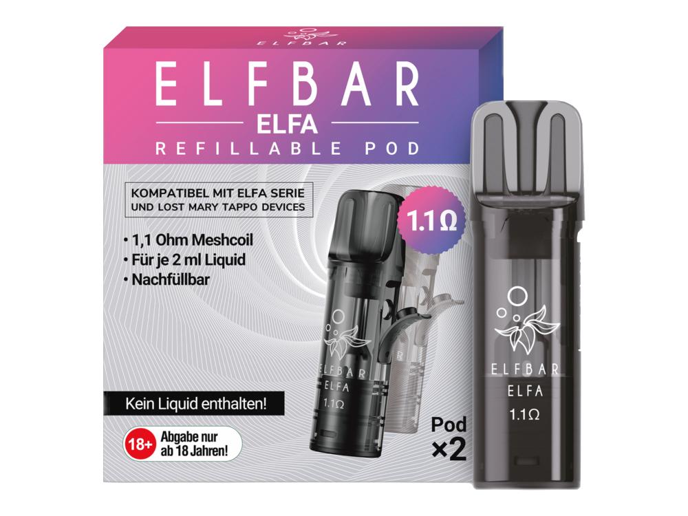 Elfbar ELFA refillable Pod 1 Packung 2 Stück