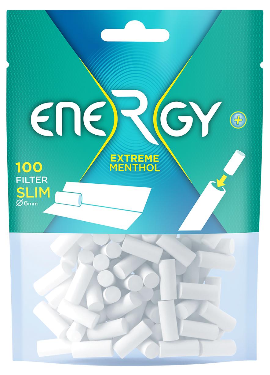 Energy+ Extreme Menthol Filter Tips 1 Packung
