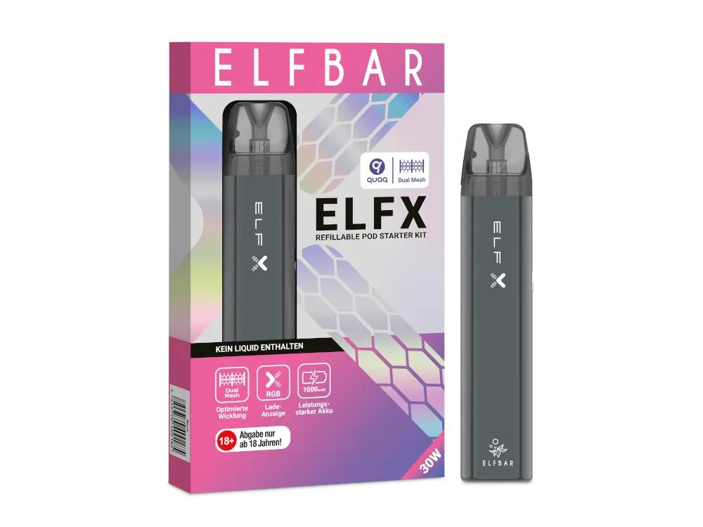 Elfbar Elfx schwarz 1 Packung 1 Stück