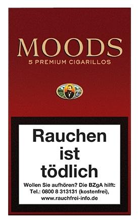 Dannemann Moods Zigarillos ohne Filter 1 Packung 5 Stück