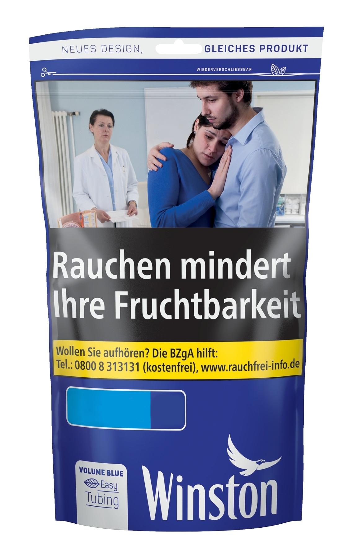 Winston Blue Volumentabak XL 1 Beutel 95 Gramm