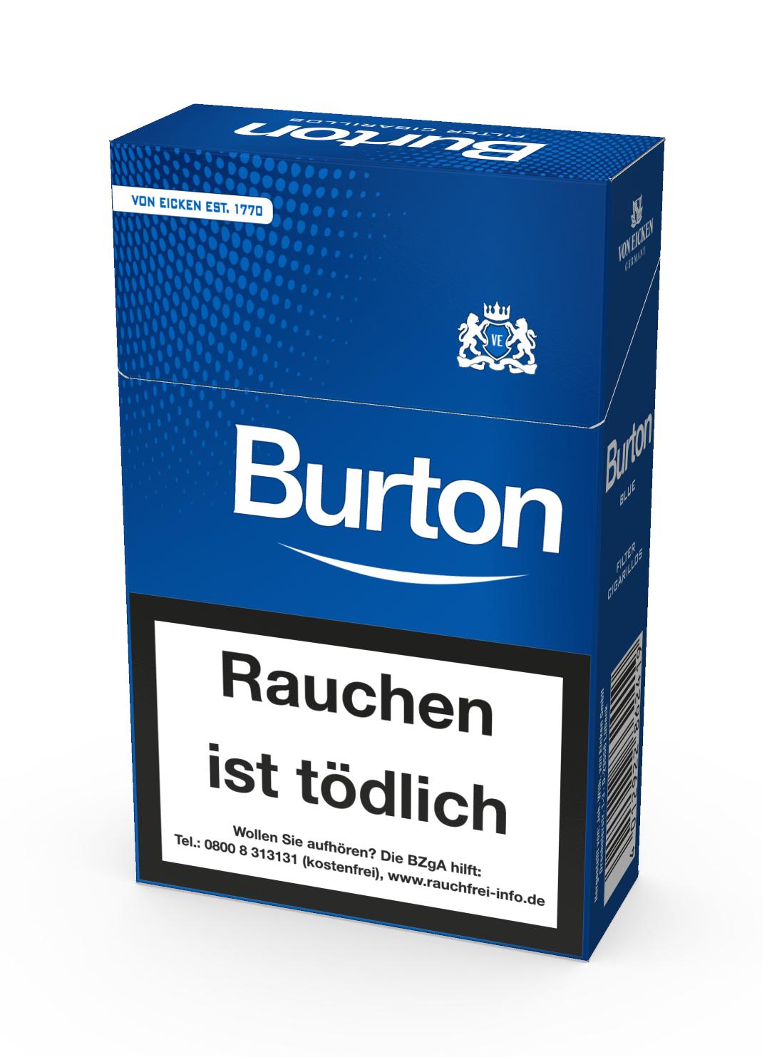Burton Blue Filter Zigarillos L 1 Packung