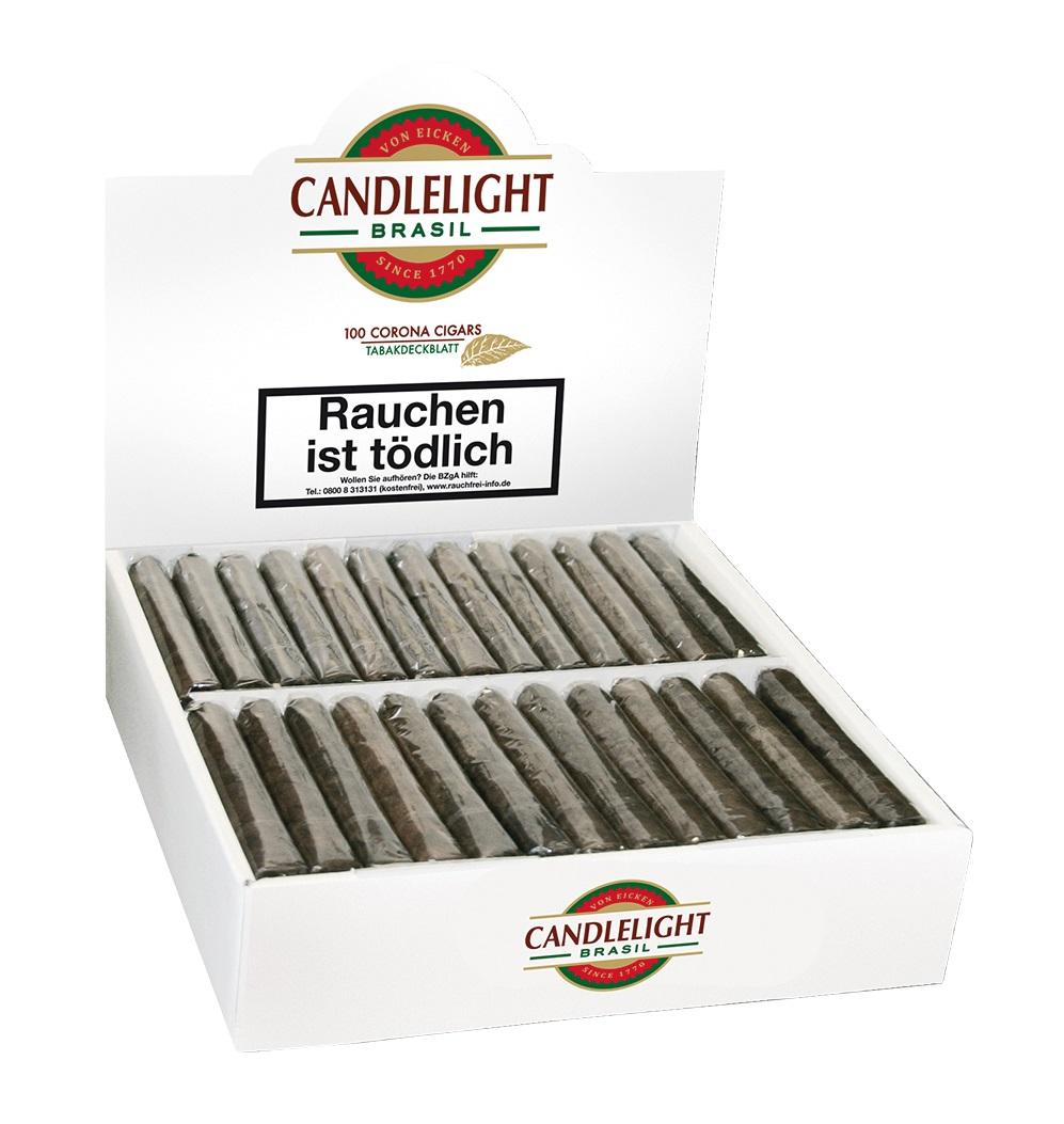Candlelight Zigarre Corona Brasil 1 Packung 100 Stück