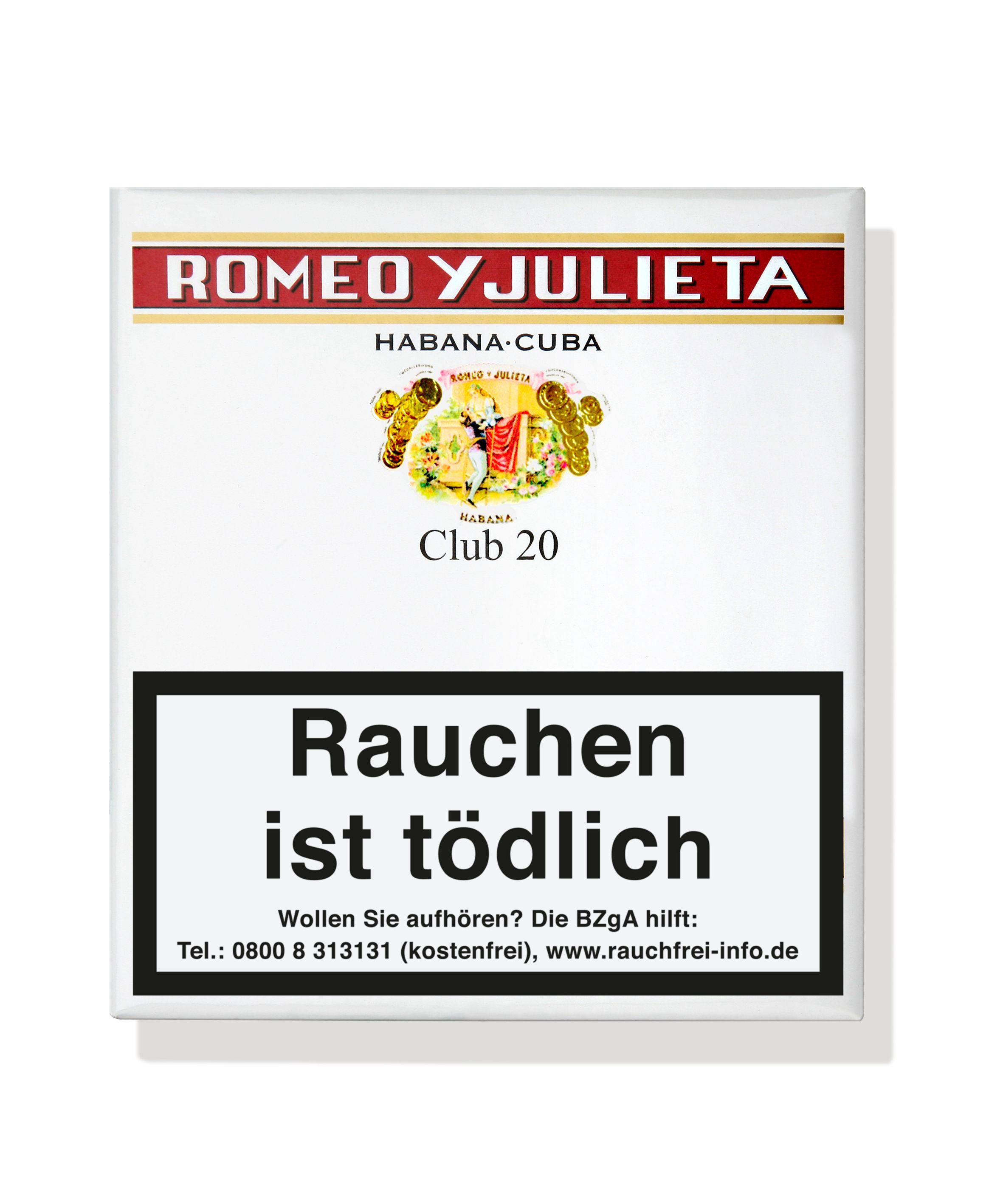 Romeo y Julieta Zigarillos Club 1 Packung