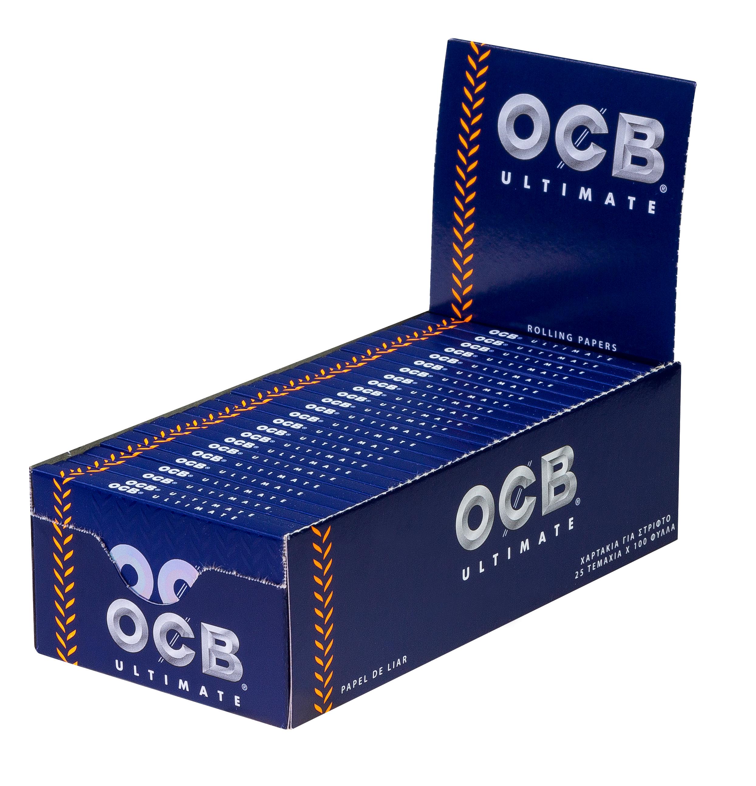 OCB Zigarettenpapier Ultimate kurz 1 Stange 25x100 Stück