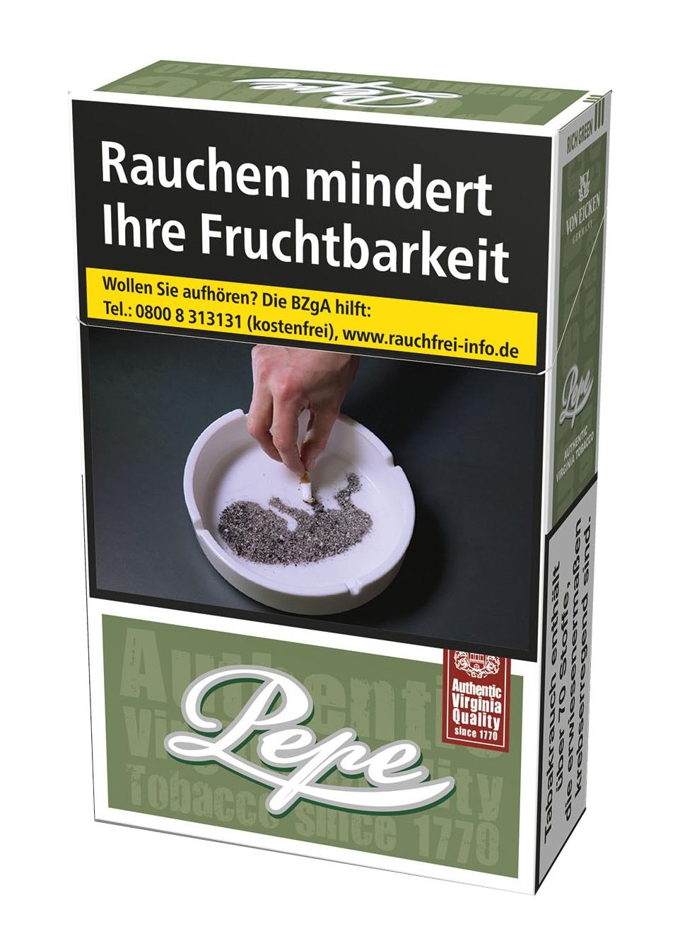 Pepe Zigaretten Rich Green 1 Stange 10x20 Stück