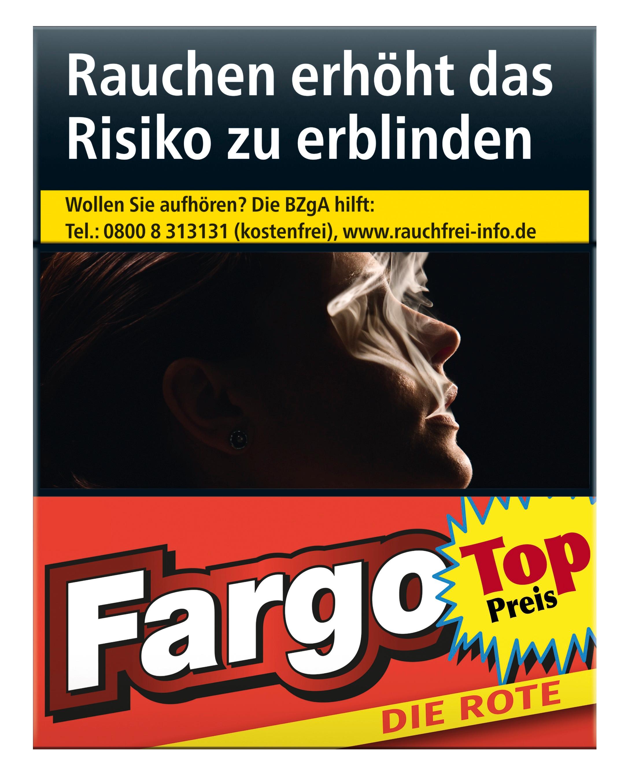 Fargo Zigaretten Die Rote 1 Packung