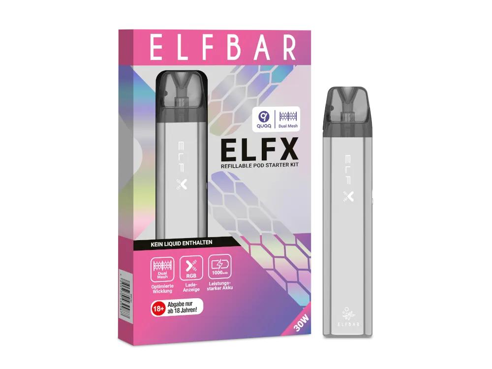 Elfbar Elfx Silber 1 Packung 1 Stück