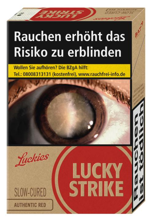 Lucky Strike Authentic Red Zigaretten 1 Packung