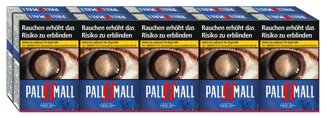 Pall Mall Zigaretten Red Filterzigaretten von Pall Mall als Stange mit 10 Packungen á 20 Stück.