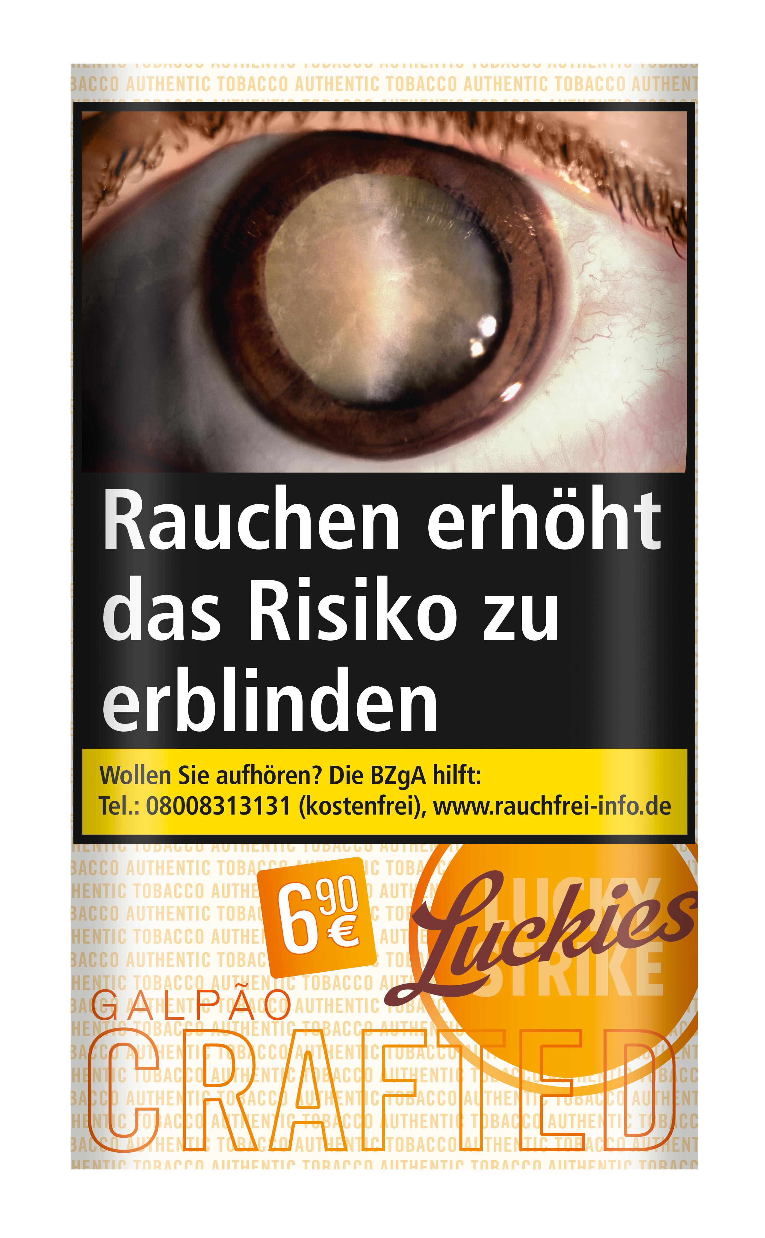 Lucky Strike Zigarettentabak Crafted Galpao 1 Gebinde