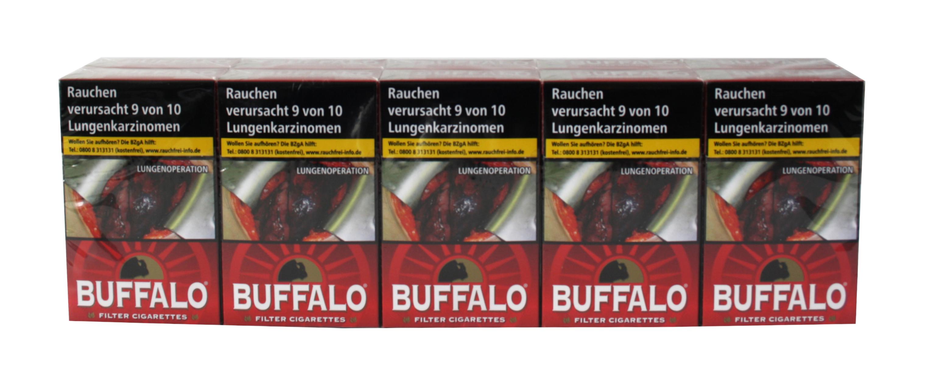 Buffalo Red Zigaretten 1 Packung 20 Stück