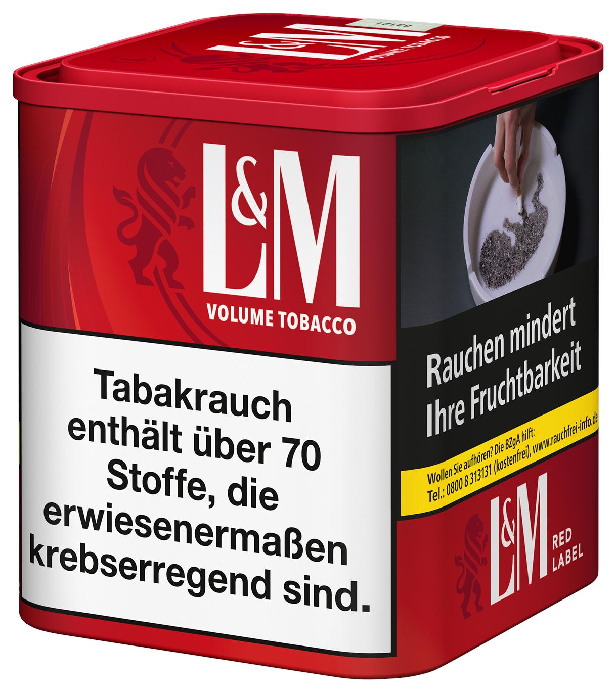 L&M Red Volumentabak L 1 Dose 80 Gramm