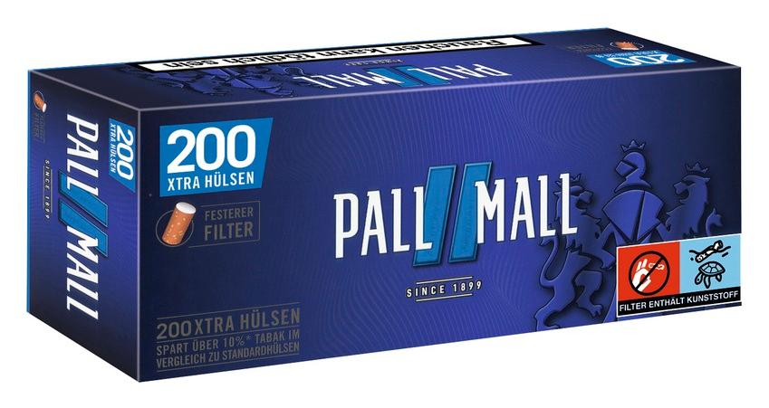 Pall Mall Xtra Smooth Taste Hülsen 1 Stange 5x200 Stück