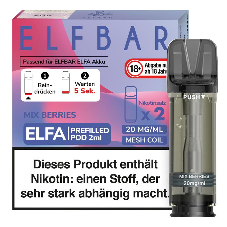 Elfbar ELFA Pod Mix Berries 20mg/ml 1 Packung 2 Stück