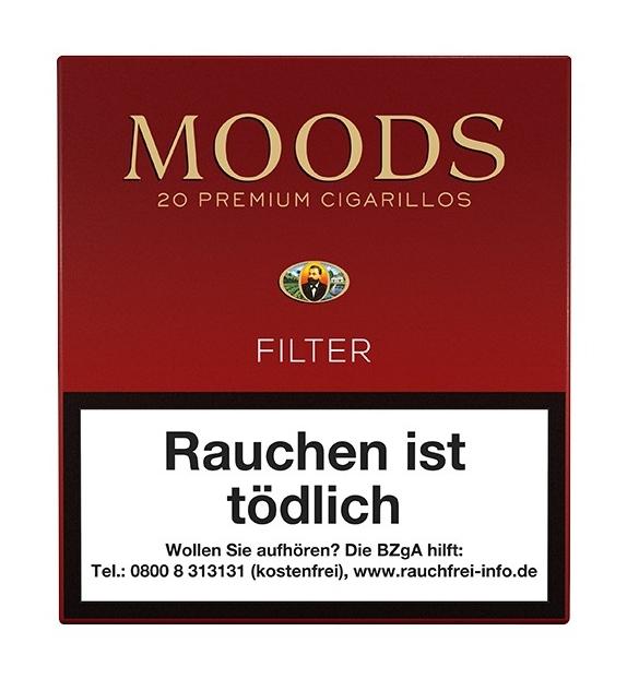 Dannemann Moods Filter Zigarillos 1 Stange 10x20 Stück