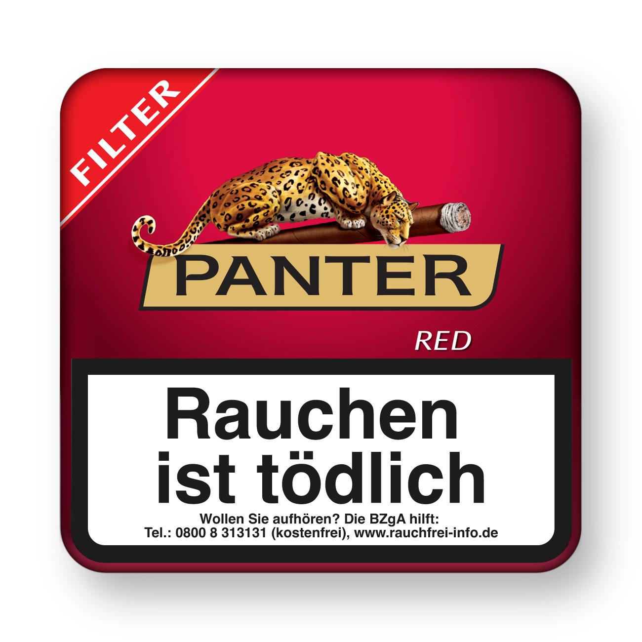 Panter Red Zigarillos Filter 1 Packung 20 Stück
