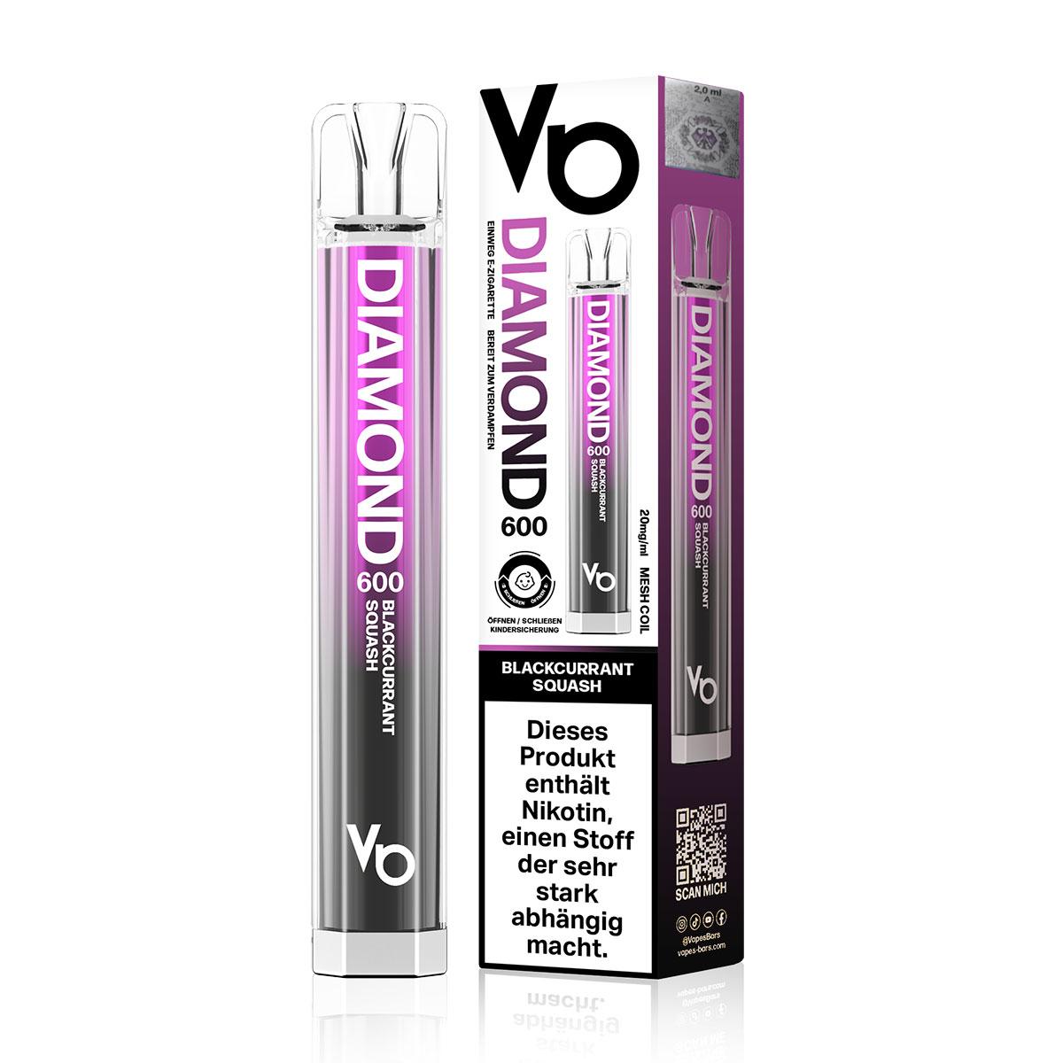 Diamond 600 Blackcurrant Squash 1 Packung