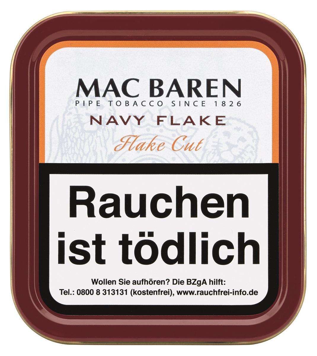 Mac Baren Pfeifentabak Navy Flake 1 Stange