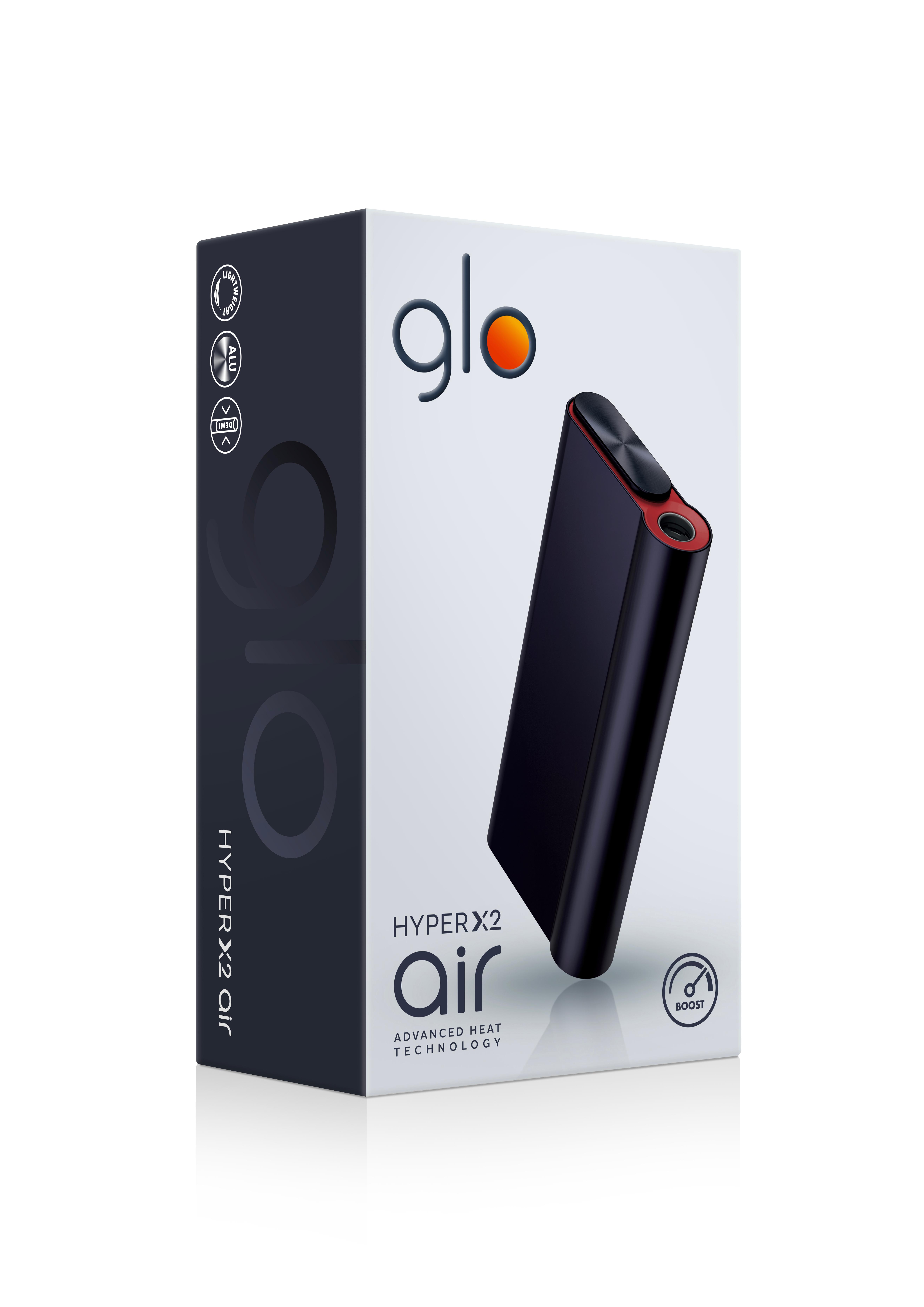 glo hyper X2 Air Device Kit Space Navy 1 Packung