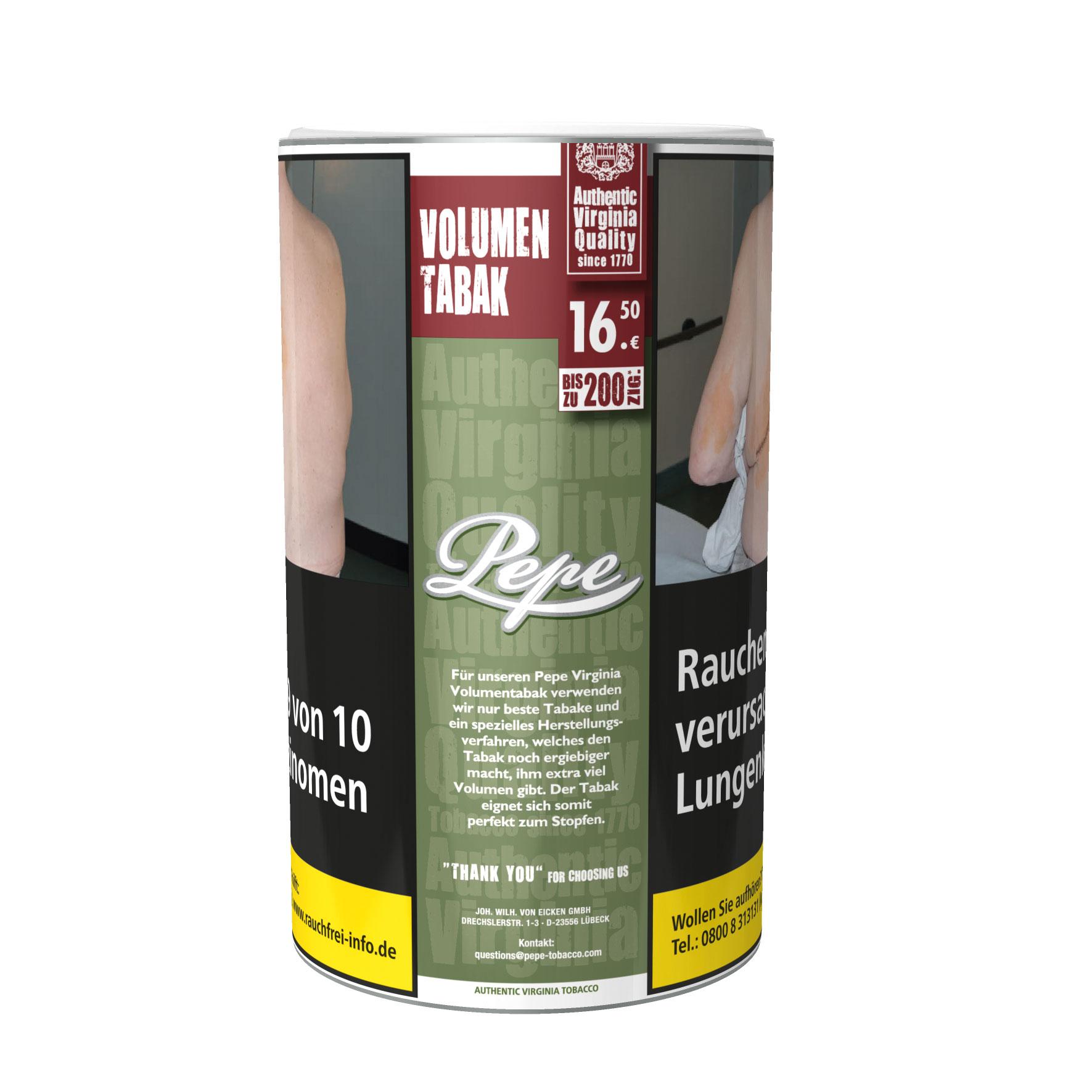 Pepe Volumentabak Rich Green XXL 1 Dose