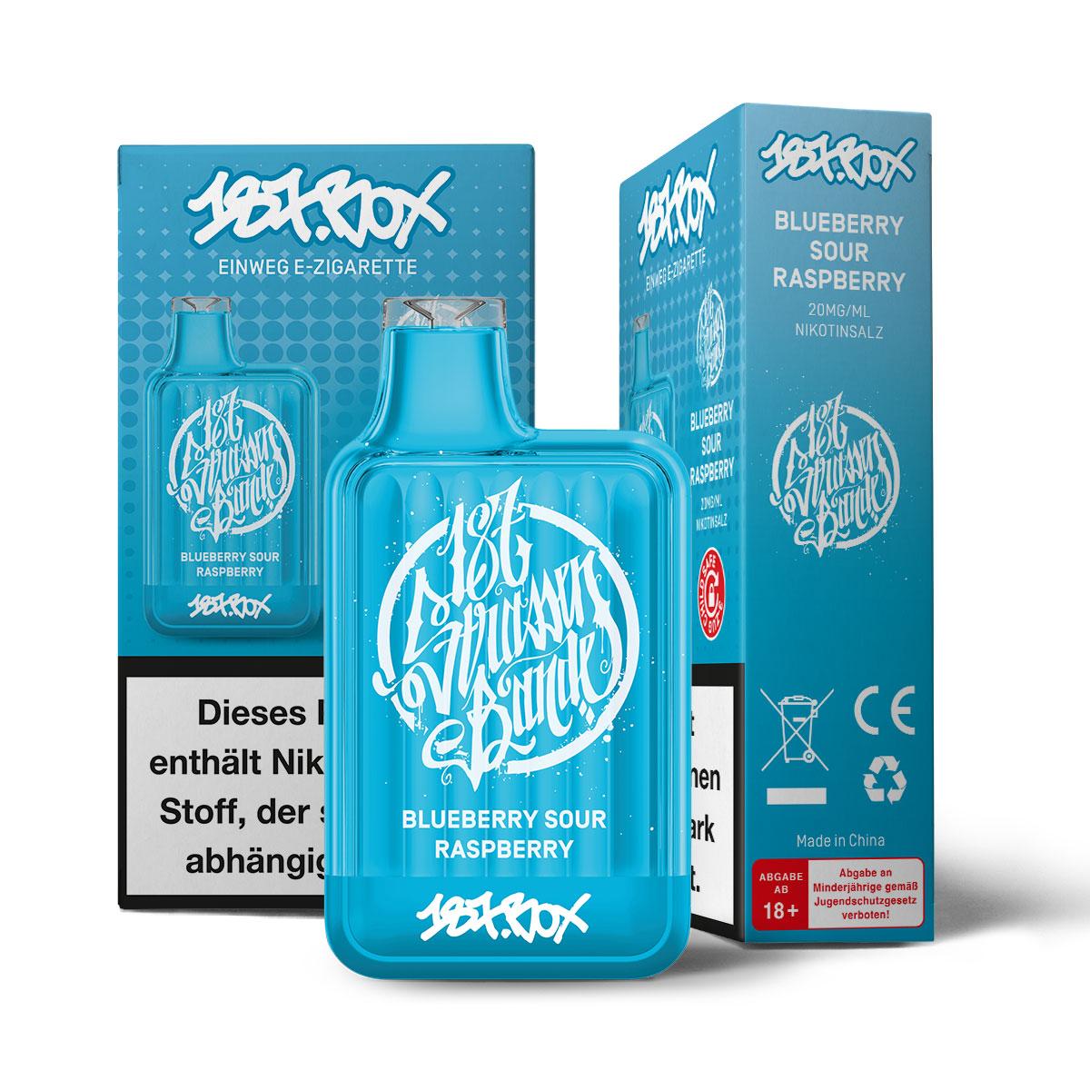 187 Strassenbande Box Blueberry Sour Raspberry 1 Packung 1 Stück