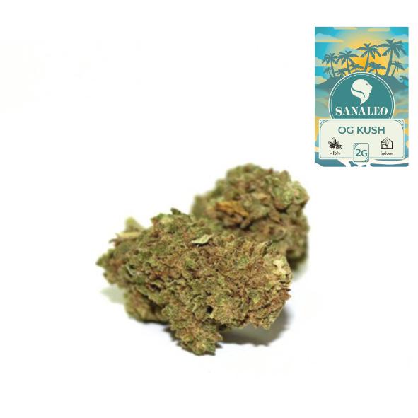 CBD-Blüten 0,0 % OG Kush 2g 1 Packung