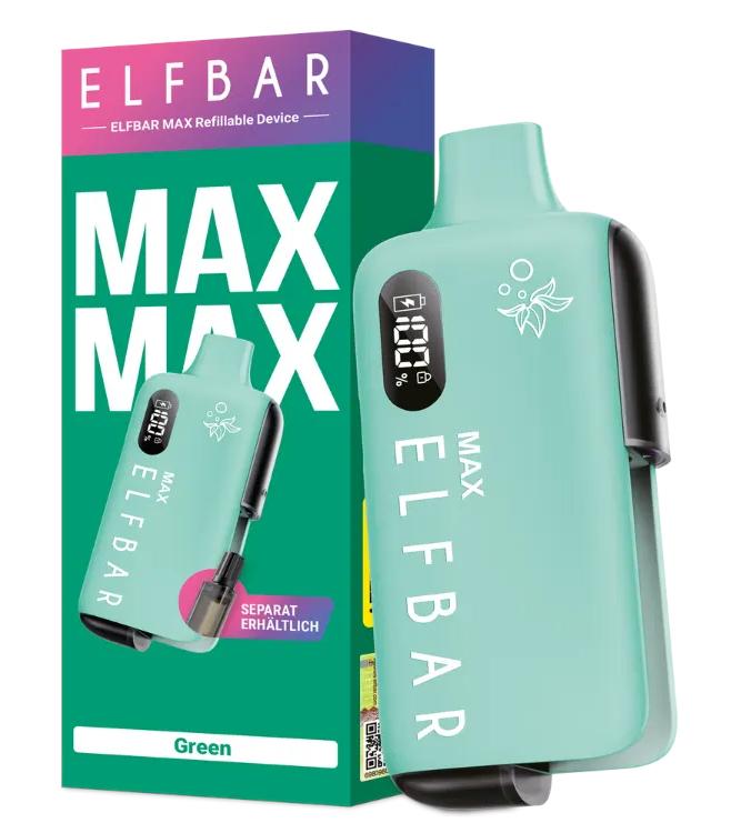ELF Bar Max Basisgerät Green 1 Packung 1 Stück
