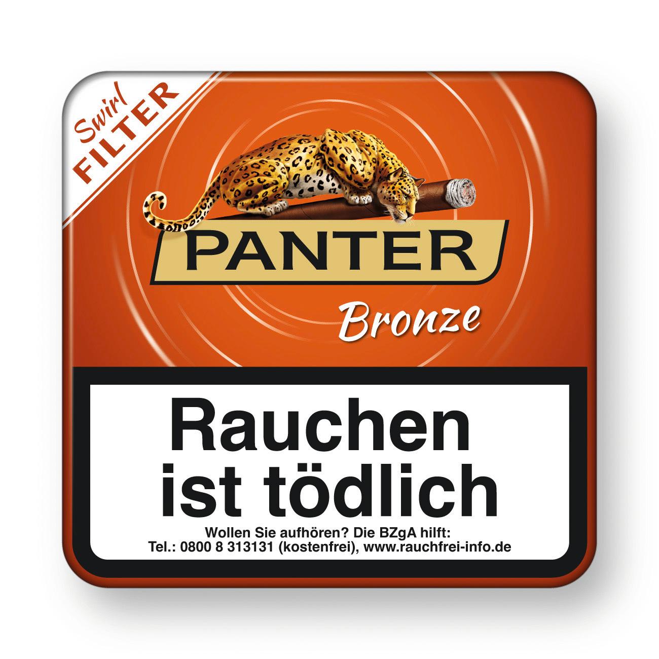 Panter Zigarillos Swirl Bronze Filter 1 Stange