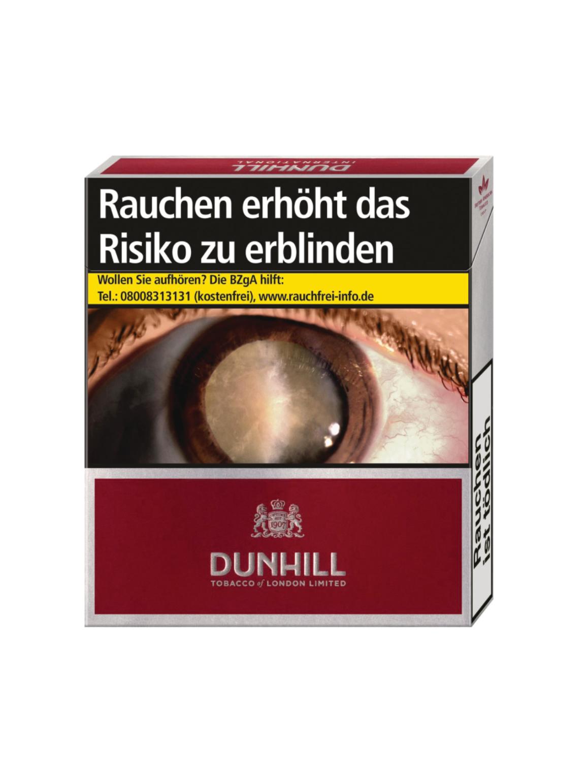 Dunhill International Red Zigaretten 1 Packung