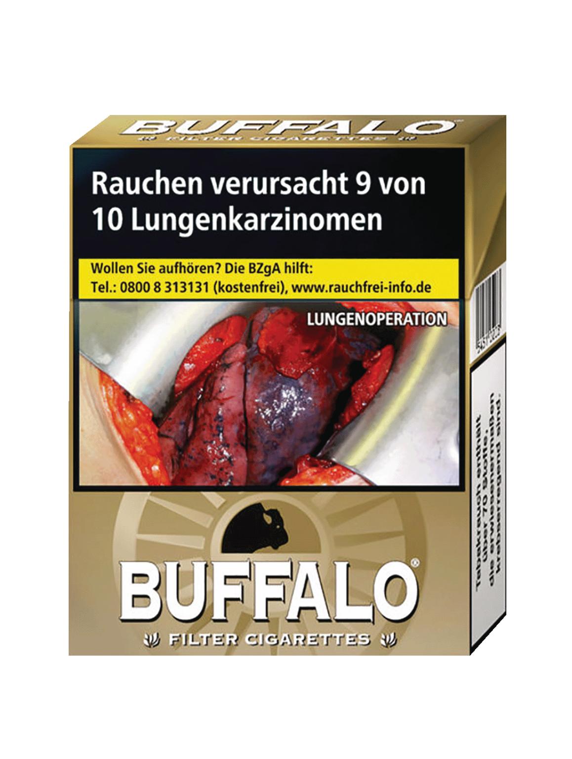 Buffalo Zigaretten Gold  1 Packung