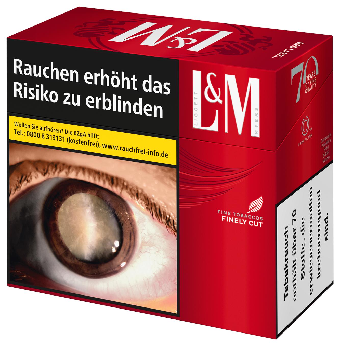 L&M Red 9XL 1 Packung 76 Stück