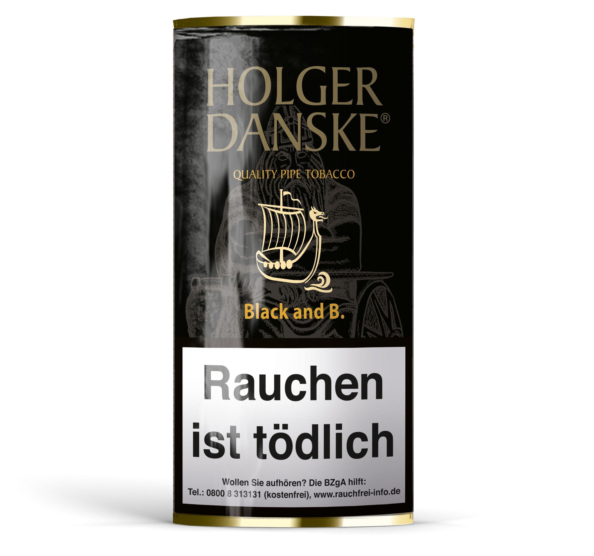 Holger Danske Pfeifentabak Black & Bourbon 1 Packung
