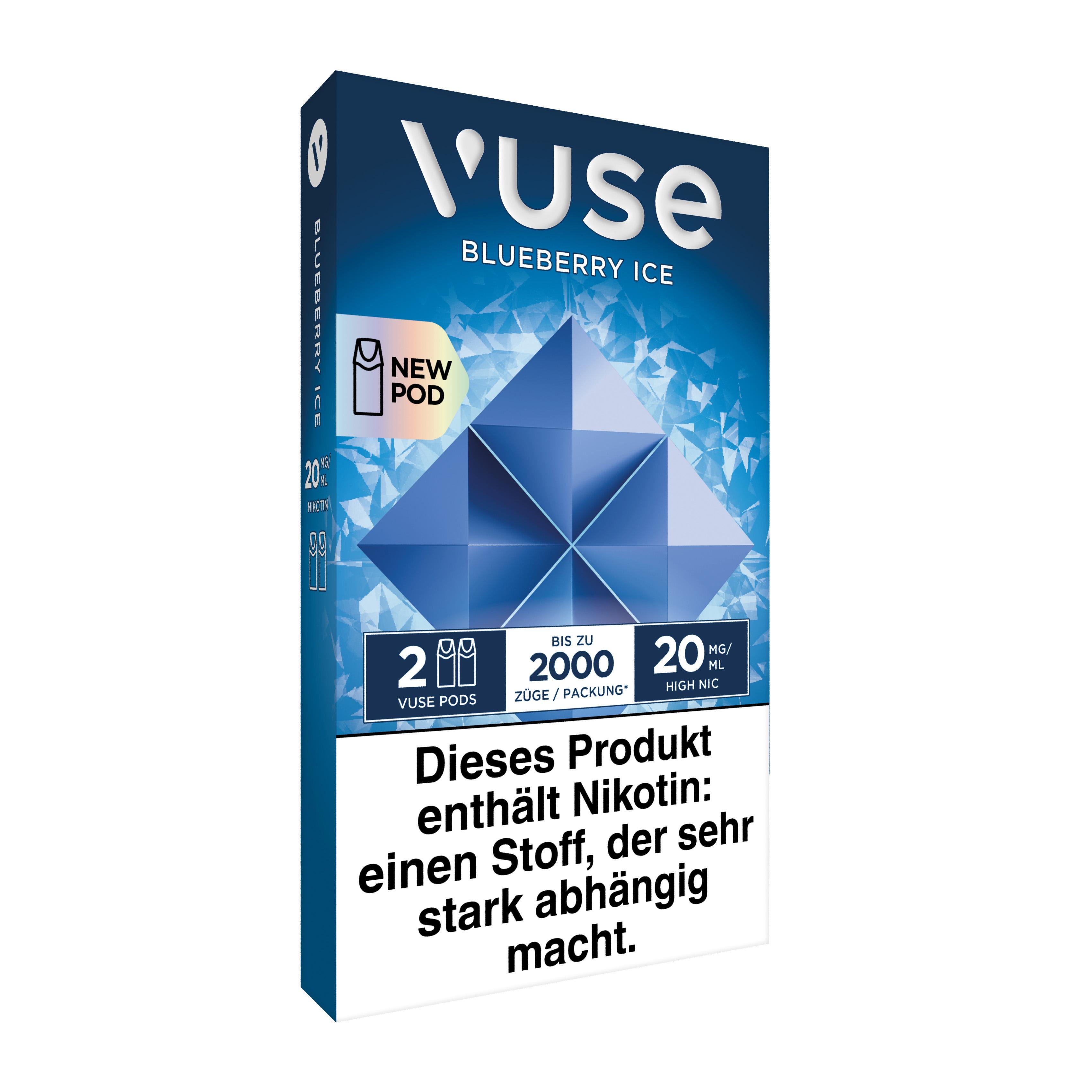 Vuse Pod Blueberry Ice 20mg 1 Packung 2 Stück