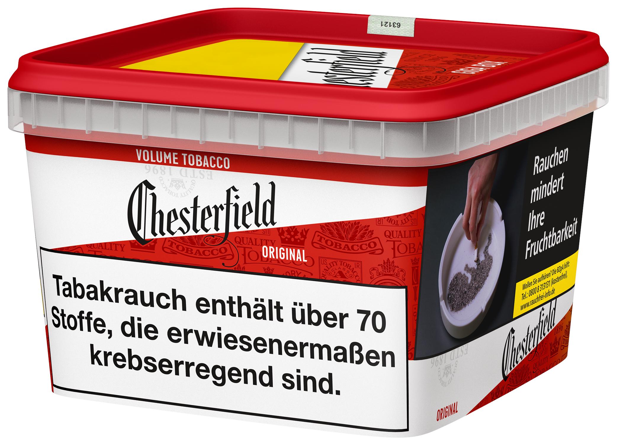 Chesterfield Volumentabak Red Superbox 1 Eimer 230 Gramm