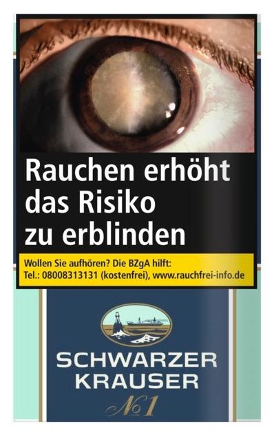 Schwarzer Krauser No.1 Zigarettentabak 1 Gebinde 6x30 Gramm