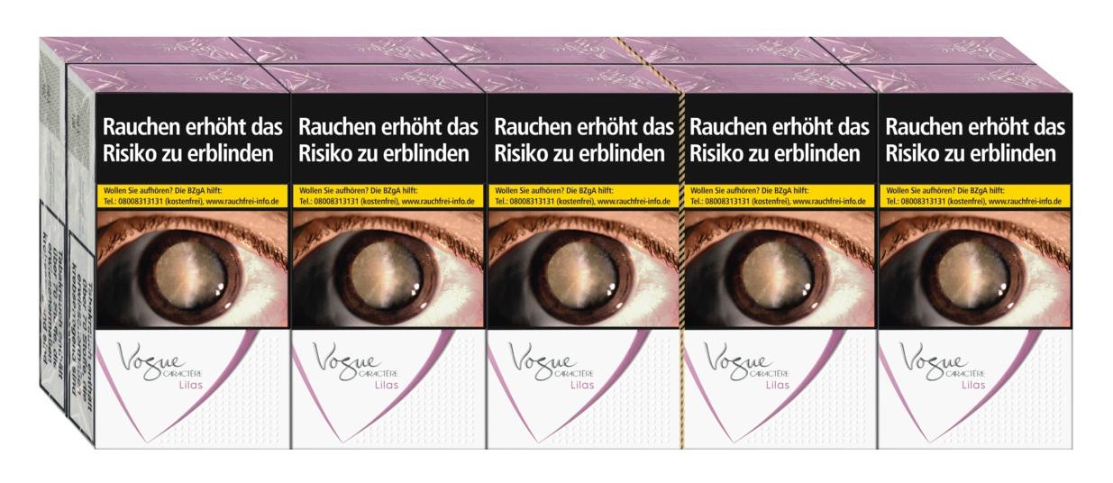 Vogue Zigaretten Caractere Lilas 1 Stange 10x20 Stück