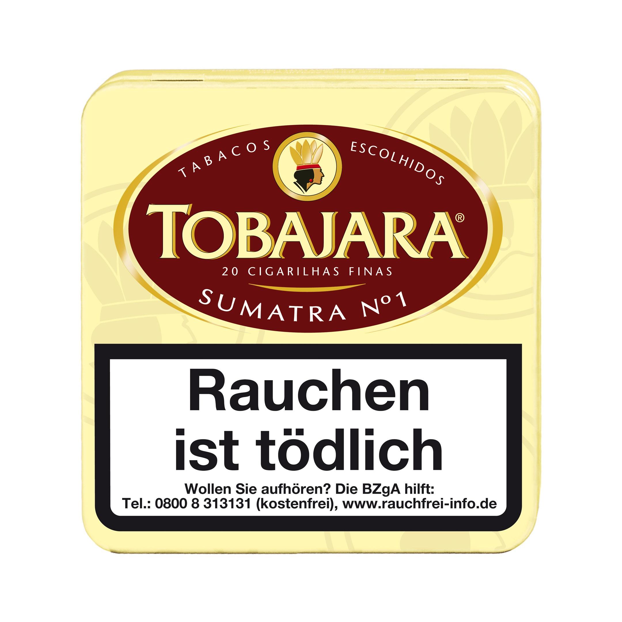 Tobajara Zigarillos Nr. 1 Sumatra 1 Packung 20 Stück