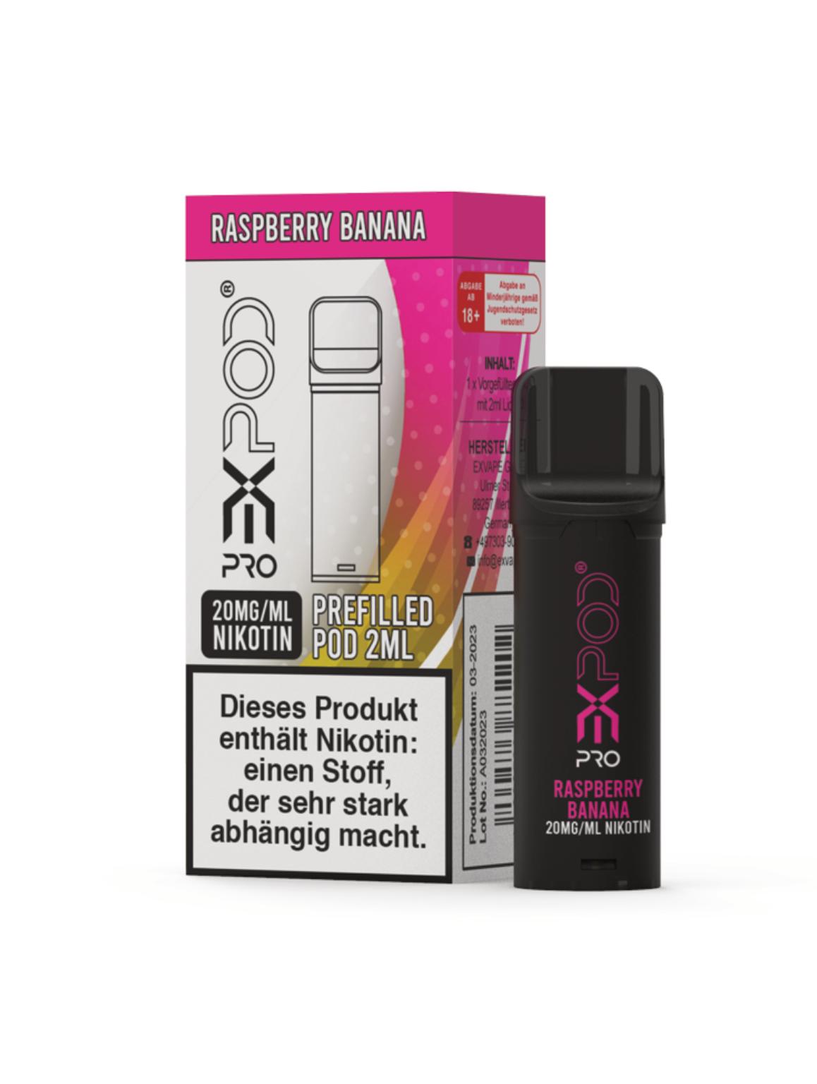 Expod Pro Pod Raspberry Banana 20mg/ml   1 Packung 1 Stück