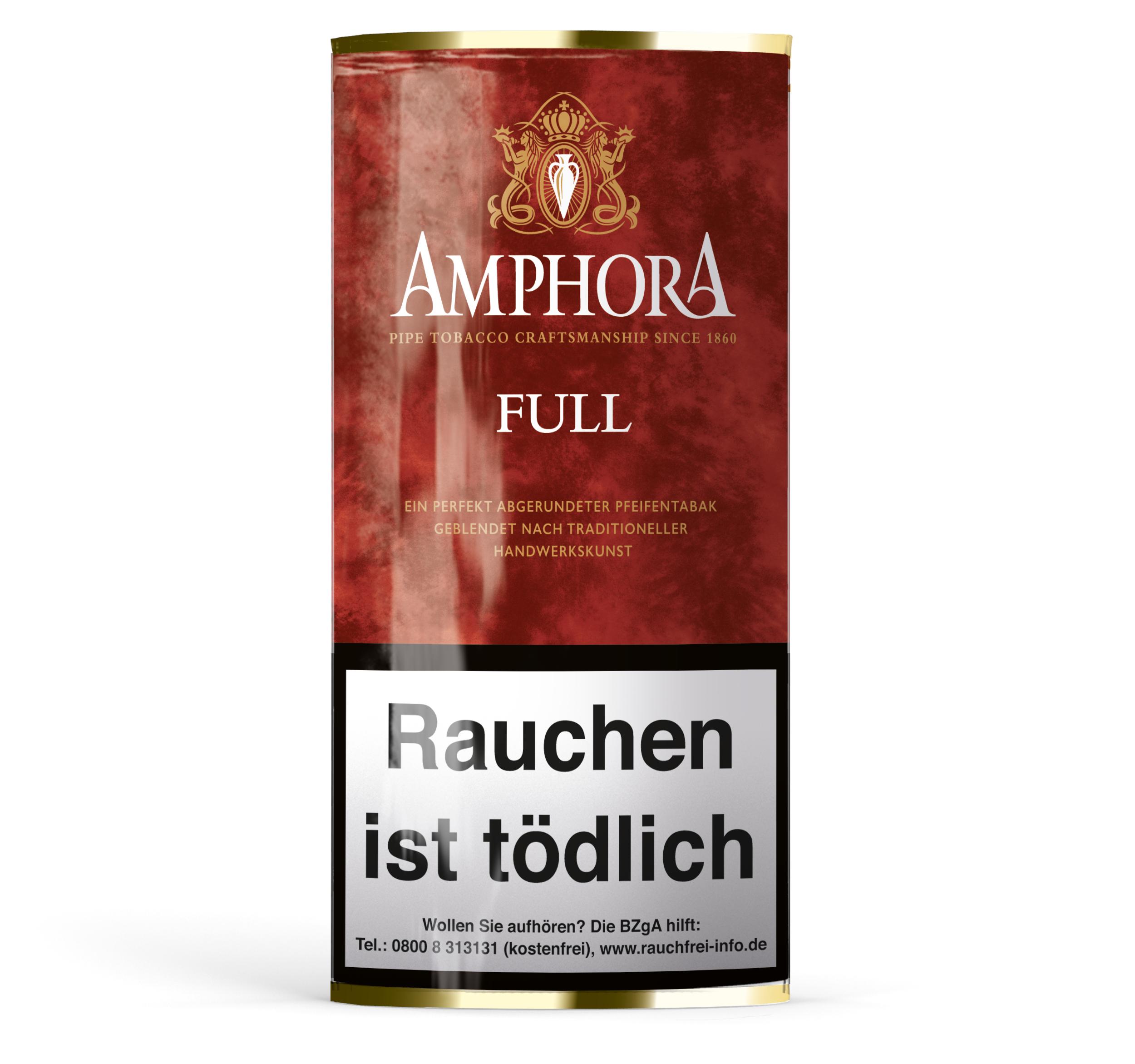 Amphora Full Aroma (rot) Pfeifentabak 1 Pouche