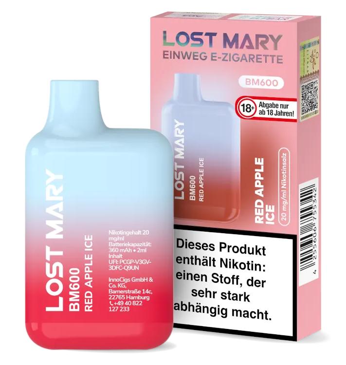 Lost Mary by Elf Bar Red Apple Ice 1 Packung 1 Stück