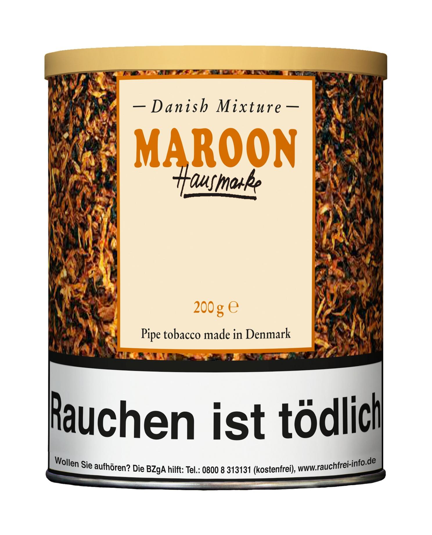 Danish Mixture Pfeifentabak Maroon 1 Dose 200 Gramm