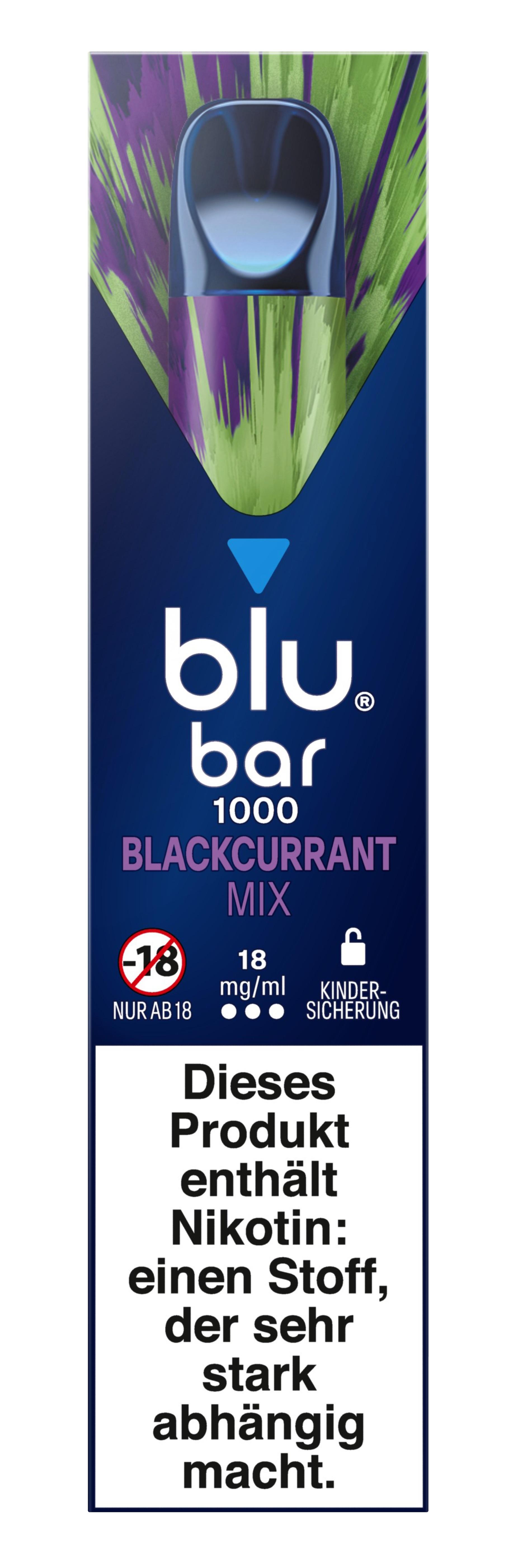 blu bar Blackcurrant Mix 18mg 1 Packung