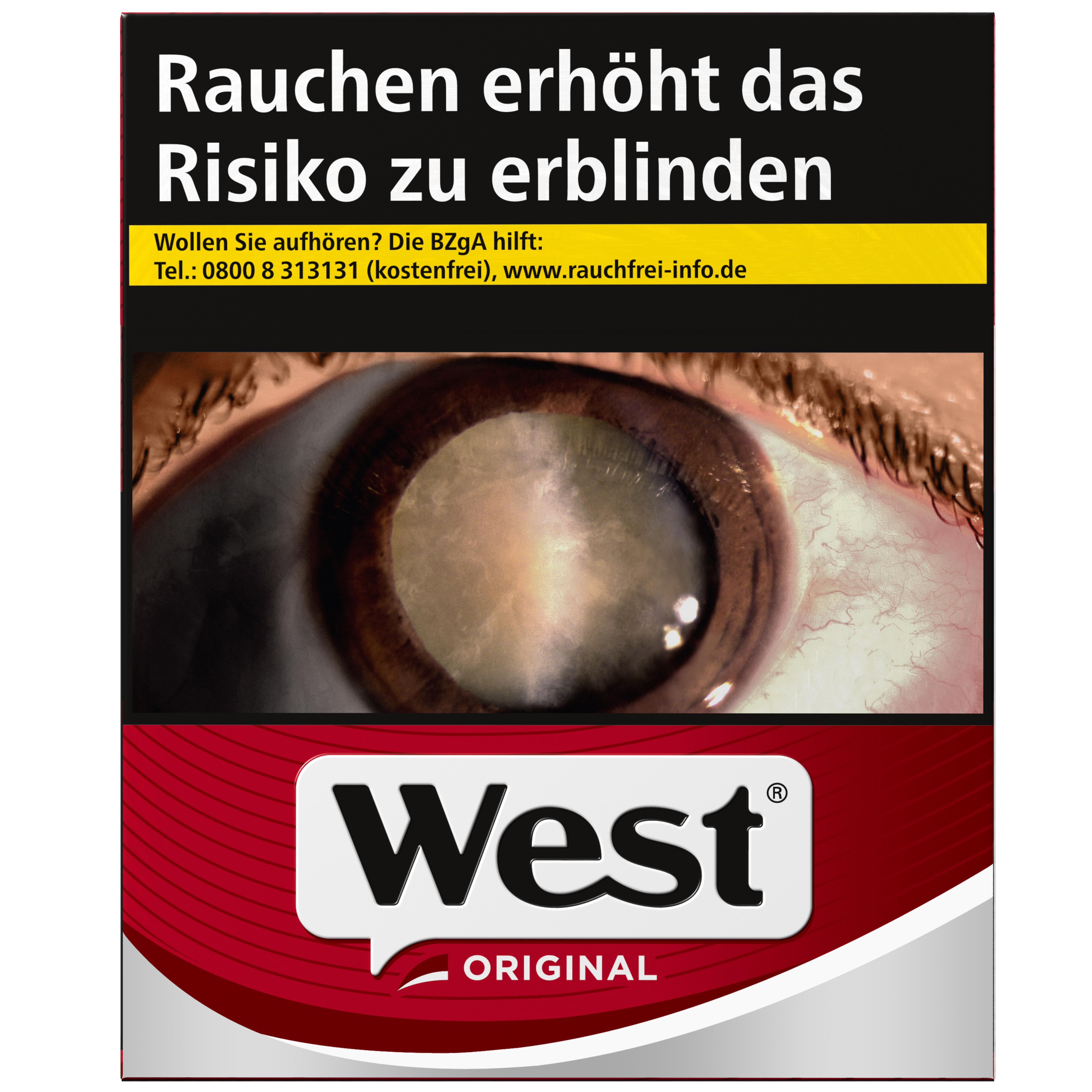 West Original Zigaretten 1 Stange 6x34 Stück