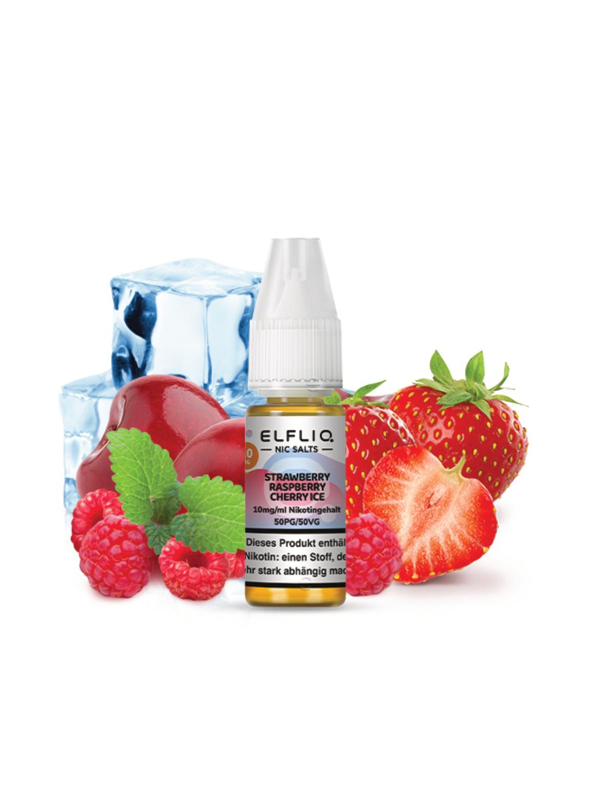 ELFLIQ Strawberry Raspberry Cherry Ice10mg 1 Gebinde 1x1 Stück